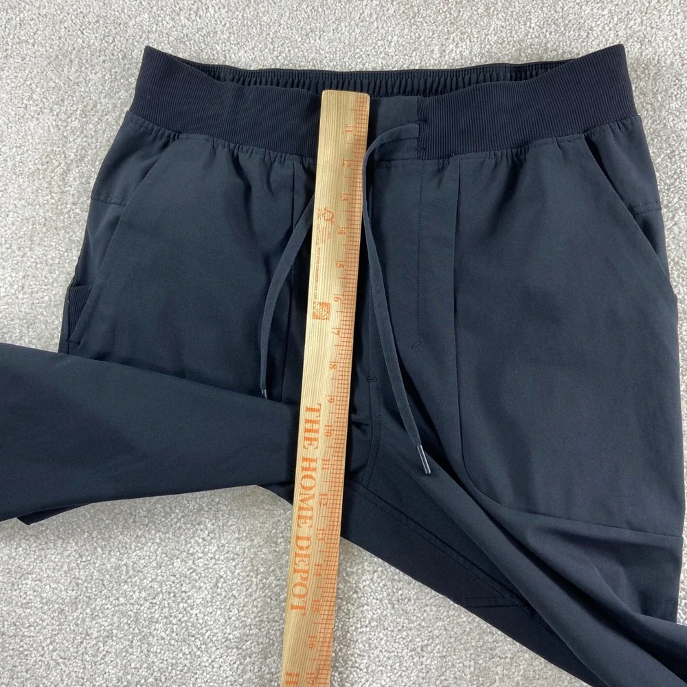 Lululemon ABC Joggers Mens Medium Black Warpstreme Tapered Cuffs Drawstring